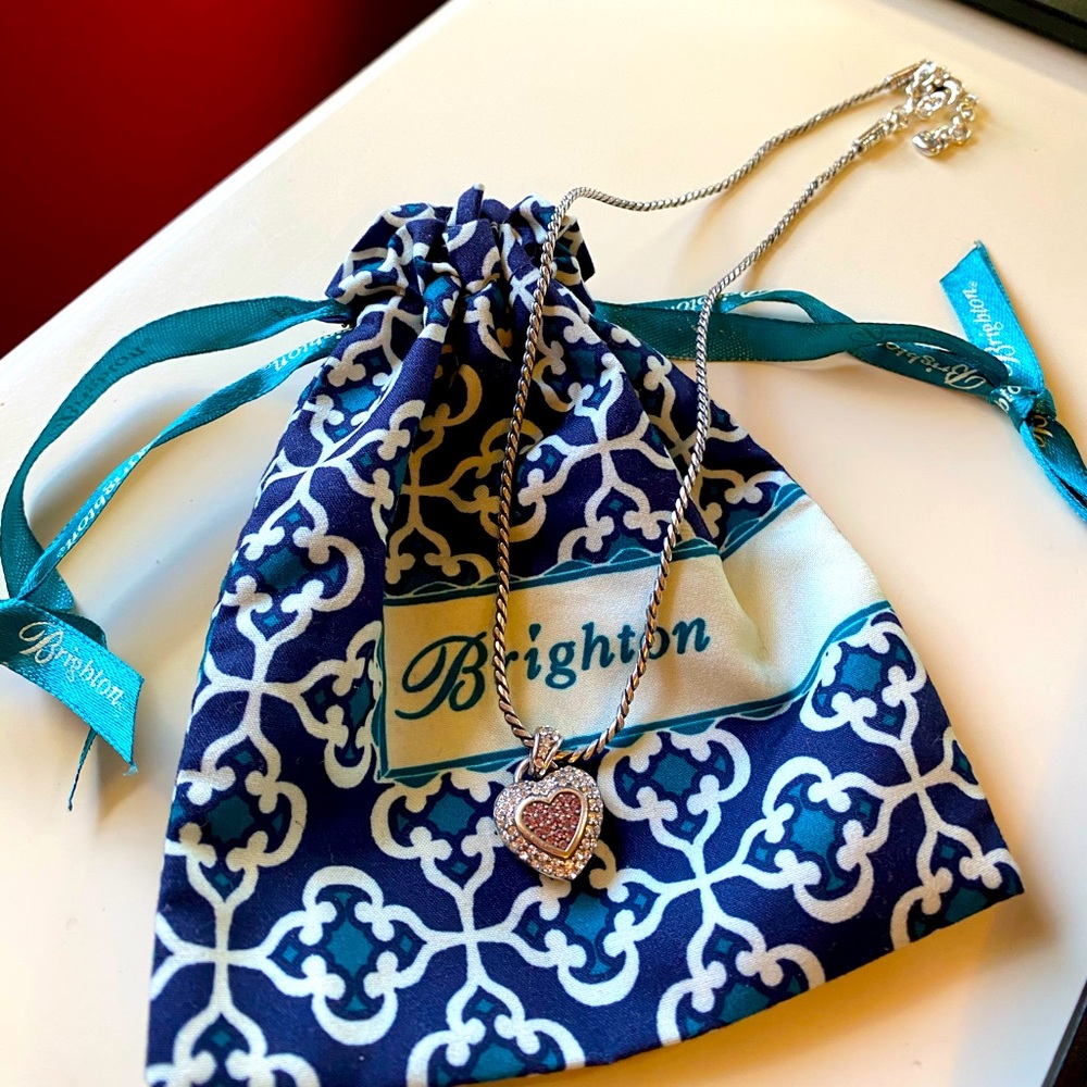 Brighton two side heart necklace